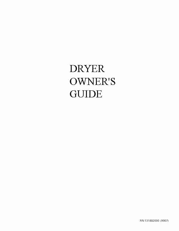 Frigidaire Clothes Dryer 131882000 (9907)-page_pdf